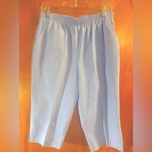 ladies “Sport Timer” light blue capris.